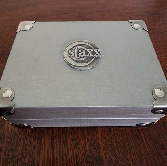 Staxx Interchangeable Ring Set New In Box With 2 Rings and Various Stackers - Picture 3 of 6